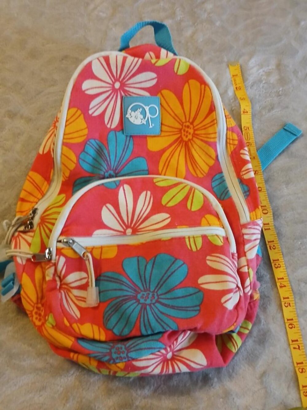 OP Hawaiian print backpack